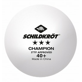 One Schildkröt Champion 3*** ABS Plastic 40+ White Balls