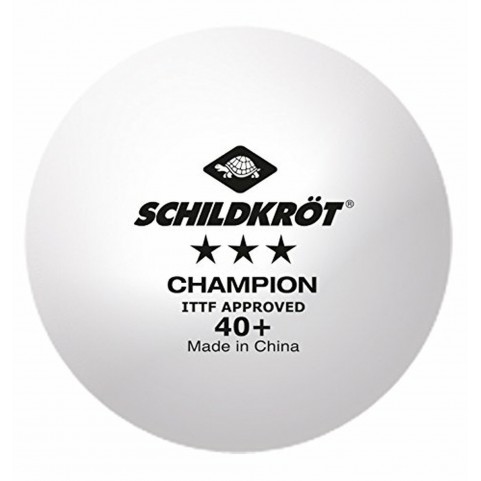 Schildkröt Champion 3*** ABS Plastic 40+ White Balls (pack of 120)