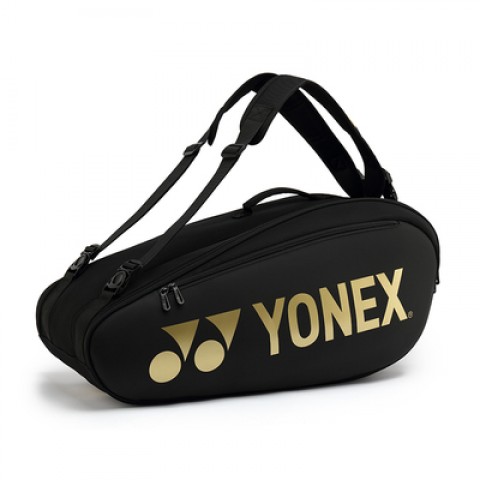 Yonex 92026EX - 6PCS Racket Bag [Gold black]