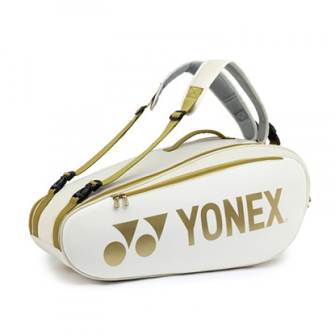 Yonex 92026EX - 6PCS Racket Bag [Gold White]
