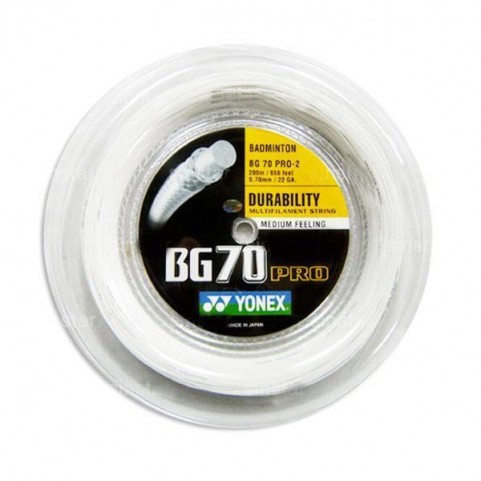 Yonex BG70 Pro 200m White