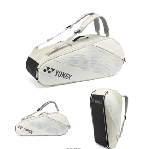 Yonex 82026EX 6 Piece Racket Bag [White]