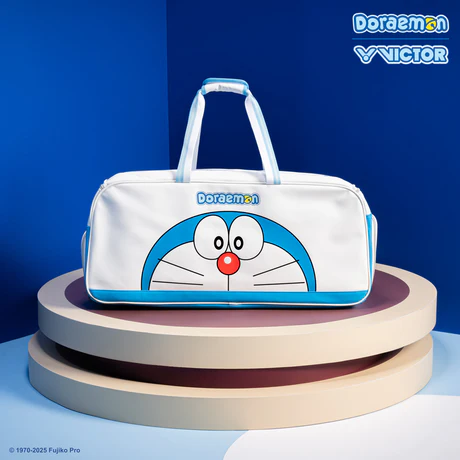 Victor X Doraemon BR5635DRM Rectangular Bag [White/Hawaiian Blue] - Image 2