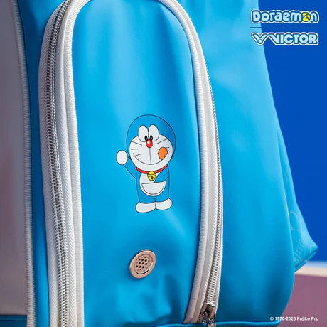 Victor X Doraemon BR5635DRM Rectangular Bag [White/Hawaiian Blue] - Image 3