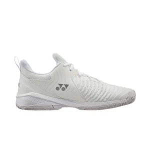 YONEX Power Cushion Sonicage 3 White & Silver Women's Tennis Shoes